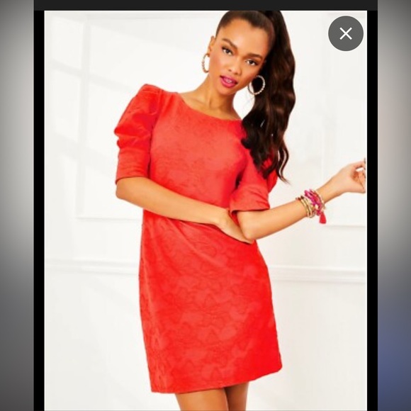 Lilly Pulitzer Knowles Elegant Red Dress